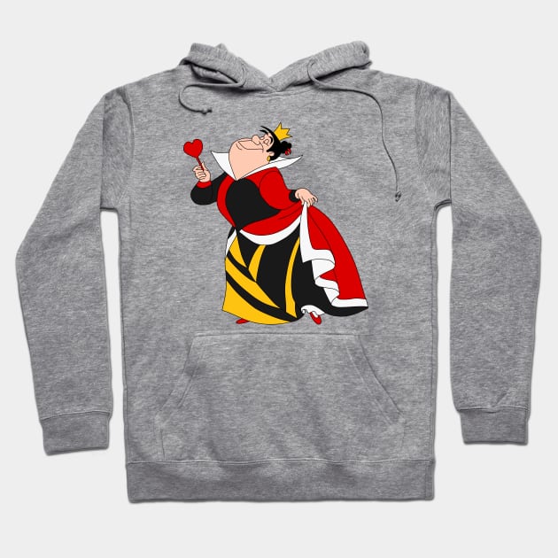 The Queen of hearts Hoodie by Megan Olivia